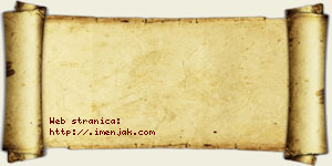 Danica Blašković vizit kartica